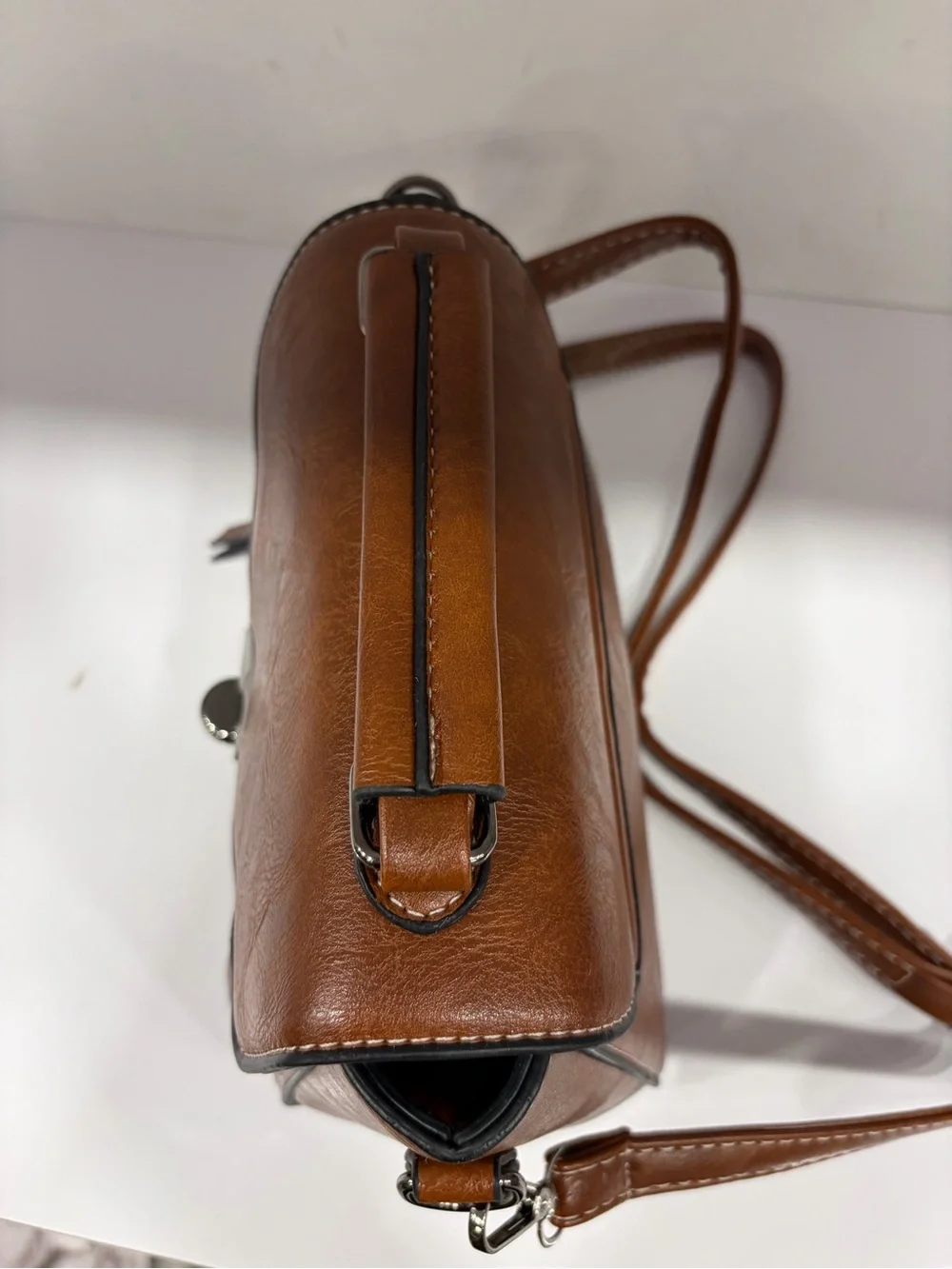 Fashion bag Casual Tan Satchel Crossbody Bag